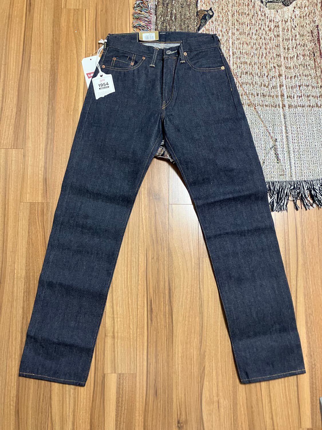 [30x32]리바이스 LVC1954 501 리지드 인디고 데님 상품이미지3