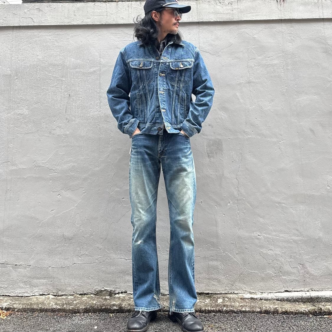 일본 리 0102 부츠컷 셀비지 상품이미지1