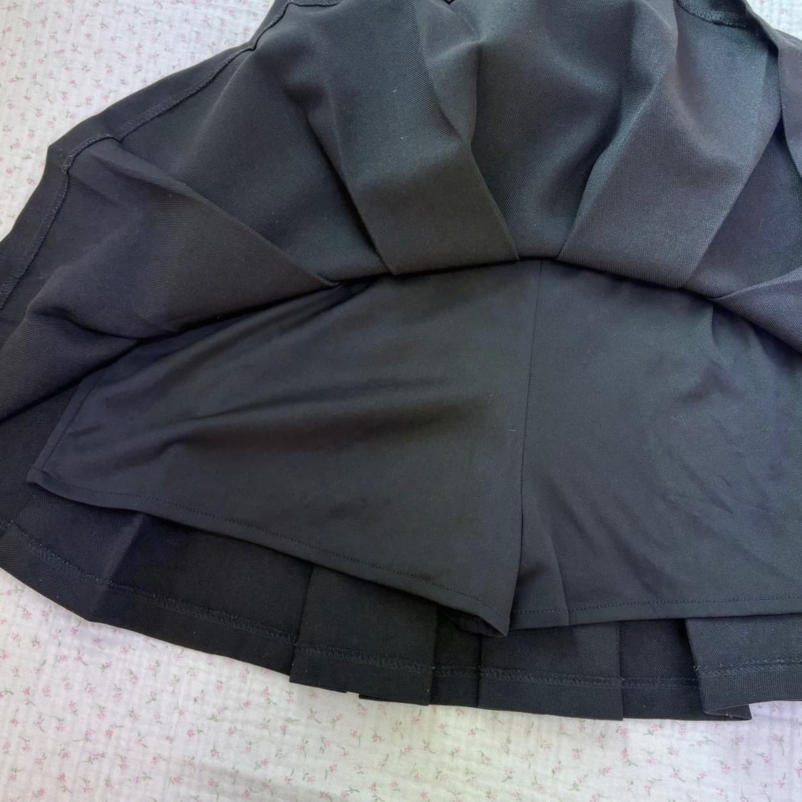 lNGNI 잉그니/ 플리츠스커트 모리걸플리츠스커트 블랙스커트 미니스커트 상품이미지5