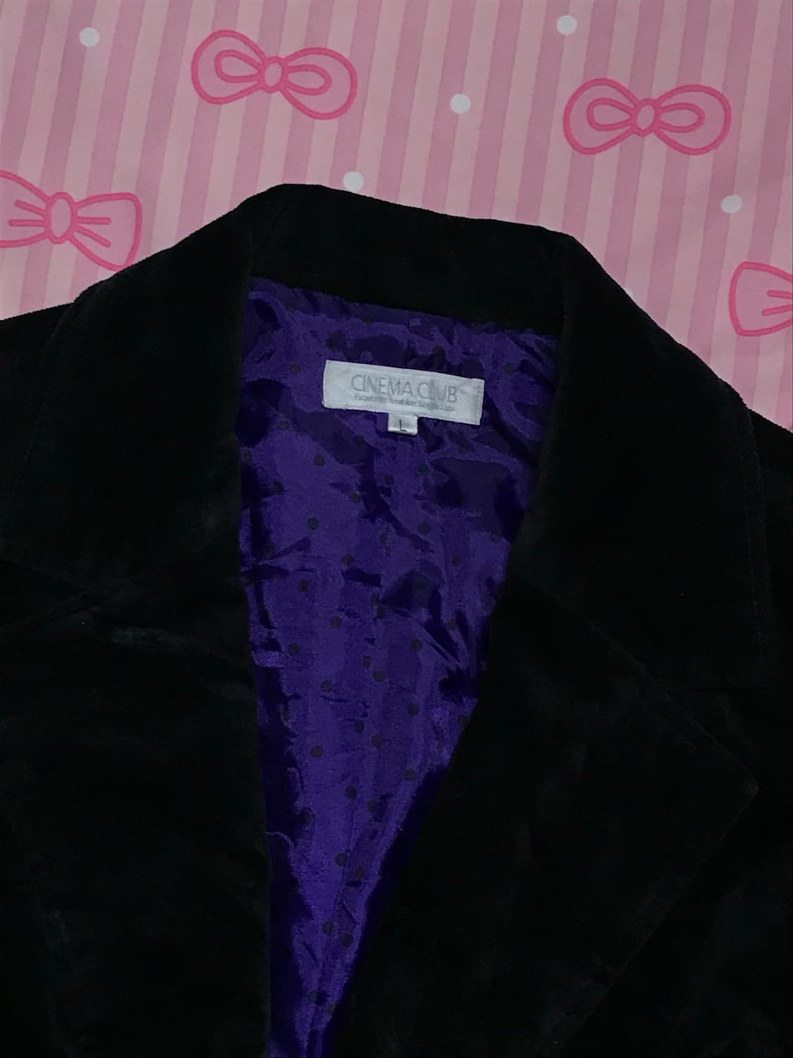 시네마 클럽 고딕 벨벳 자켓 고스로리 상품이미지4