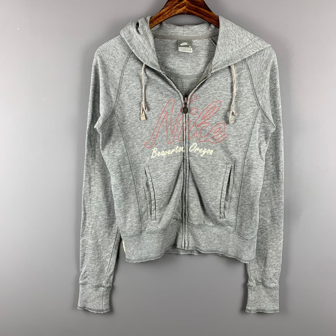 나이키 00s 그레이 딱붙 후드집업  상품이미지2