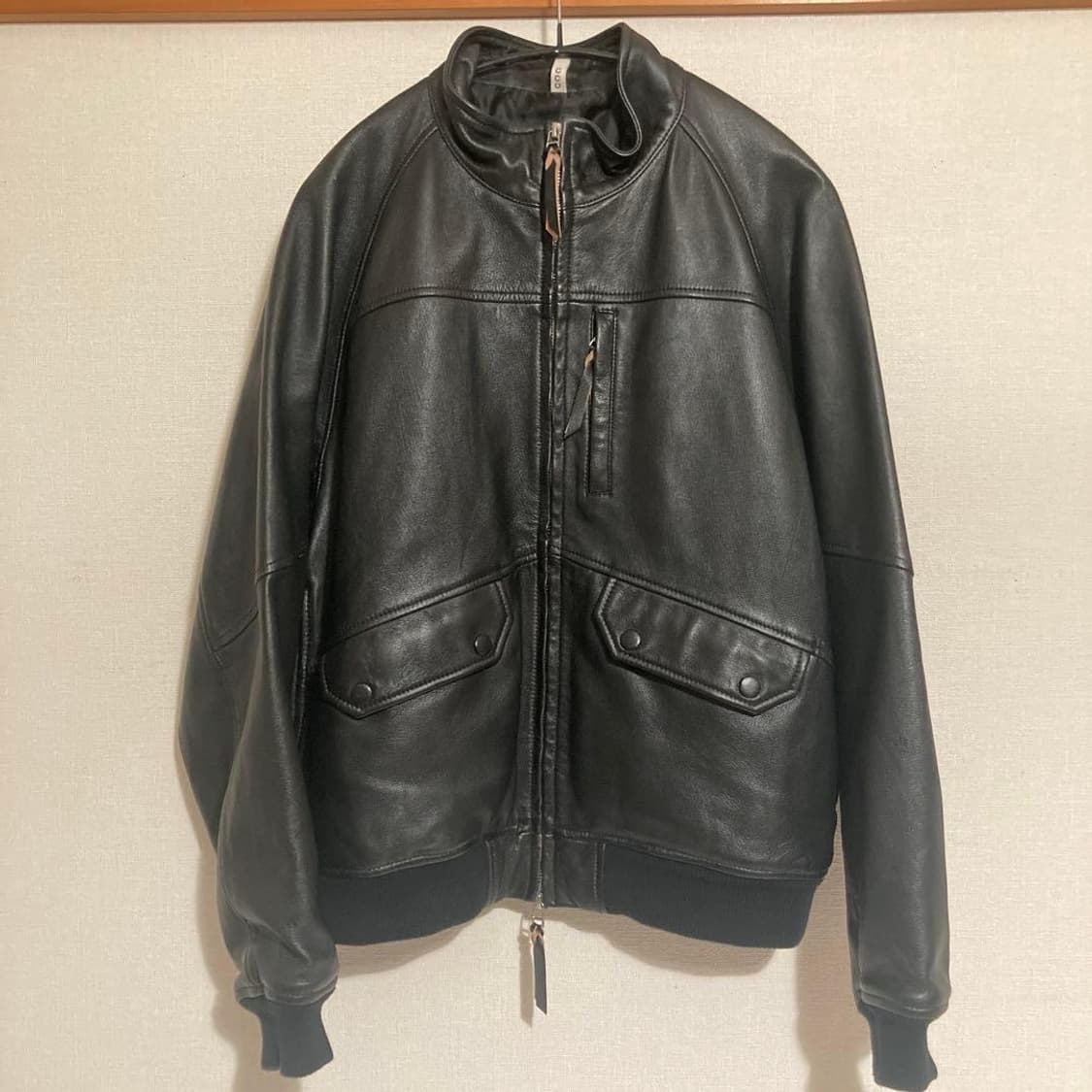 (2) ccu 레더 블루종 가죽자켓 상품이미지3