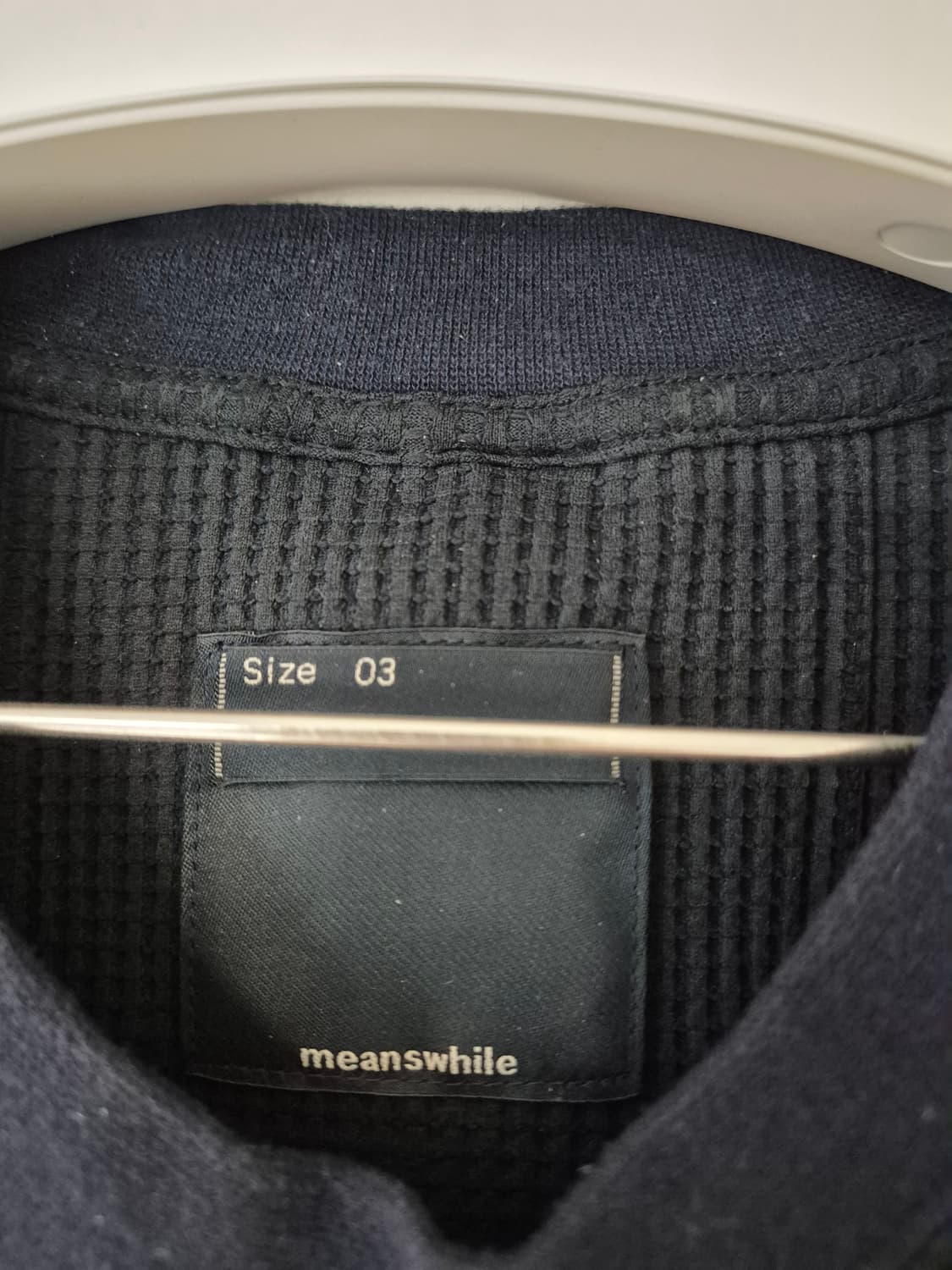 Meanswhile 민스와일 솔로텍스 와플 저지 숏슬리브 L 상품이미지3