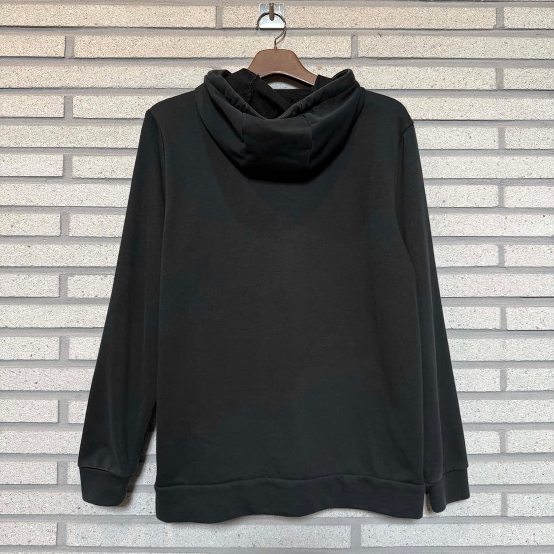 나이키 스우시 후드 집업 블랙 컬러 상품이미지2