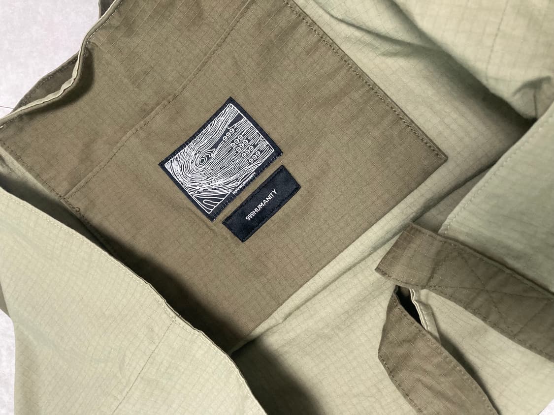 999휴머니티 AV BIG TOTE BAG 토트백  KHAKI-OLIVE 상품이미지4