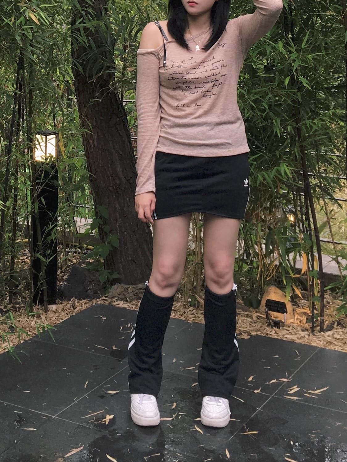 아디다스 커스텀 스커트 & 레그워머 세트 상품이미지2