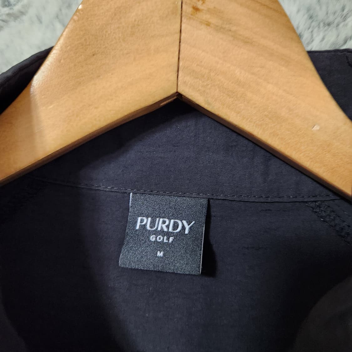 H569 [M] PURDY 골프 아노락 반집업 바람막이 점퍼
 상품이미지3