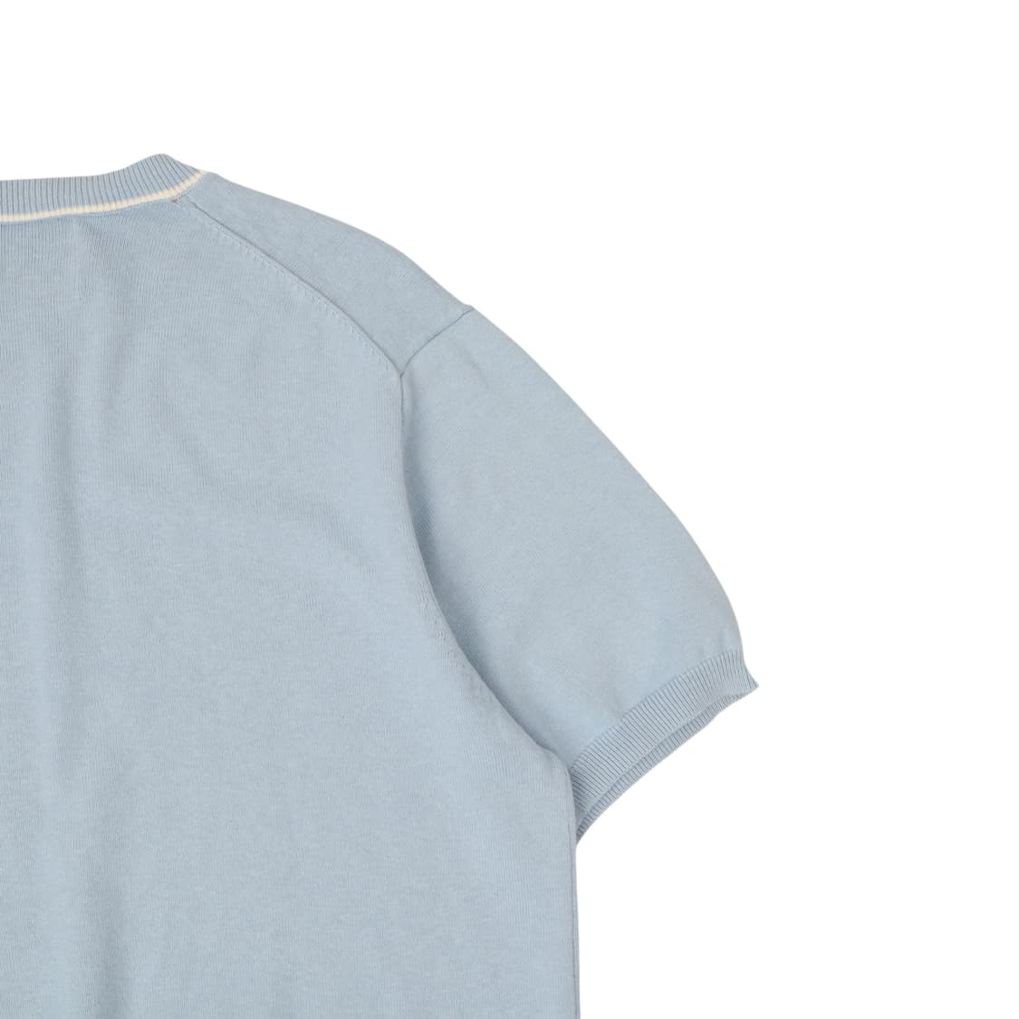 세터 엠브로이드 니트 하프 티셔츠 상품이미지6