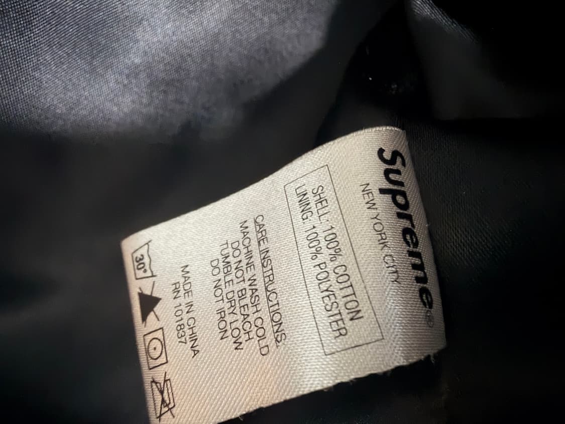 (L)슈프림 와이즈 레이싱 자켓 블랙 상품이미지4