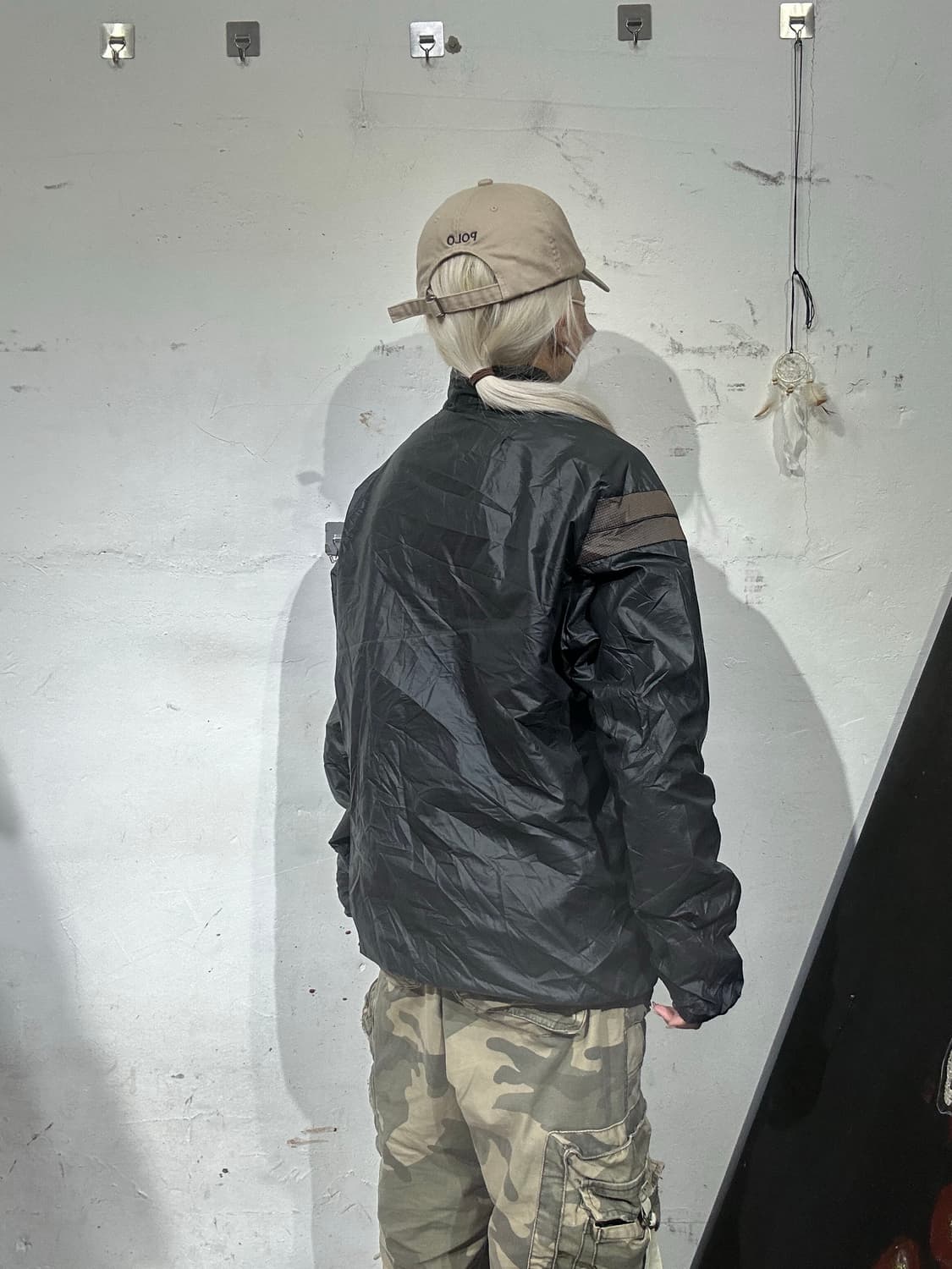 아디다스 블랙 바람막이 자켓 L 상품이미지3