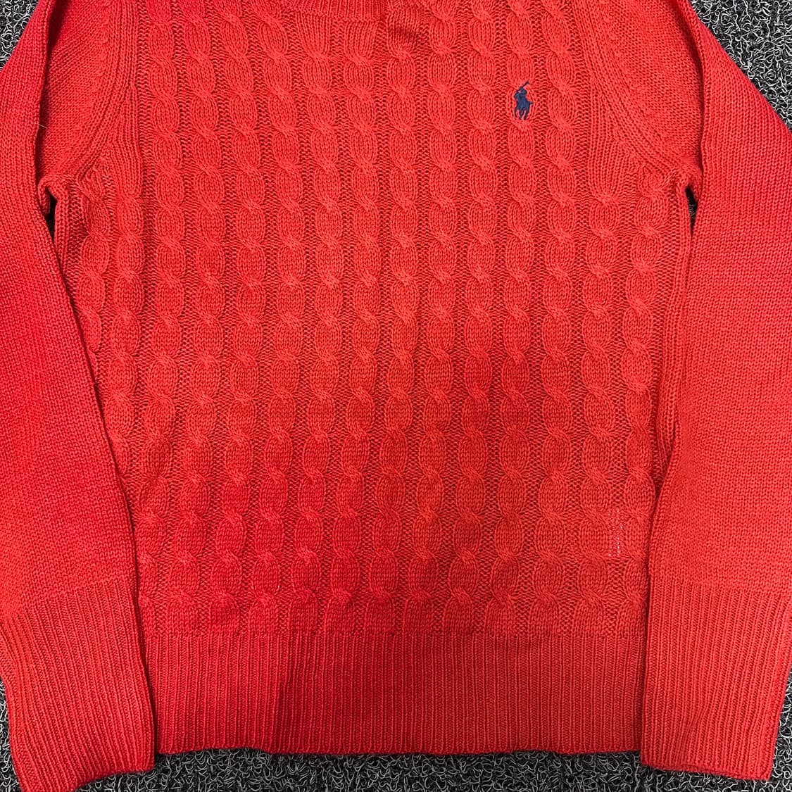 POLO 폴로 랄프로렌 여성 꽈배기 케이블 니트 L 상품이미지4