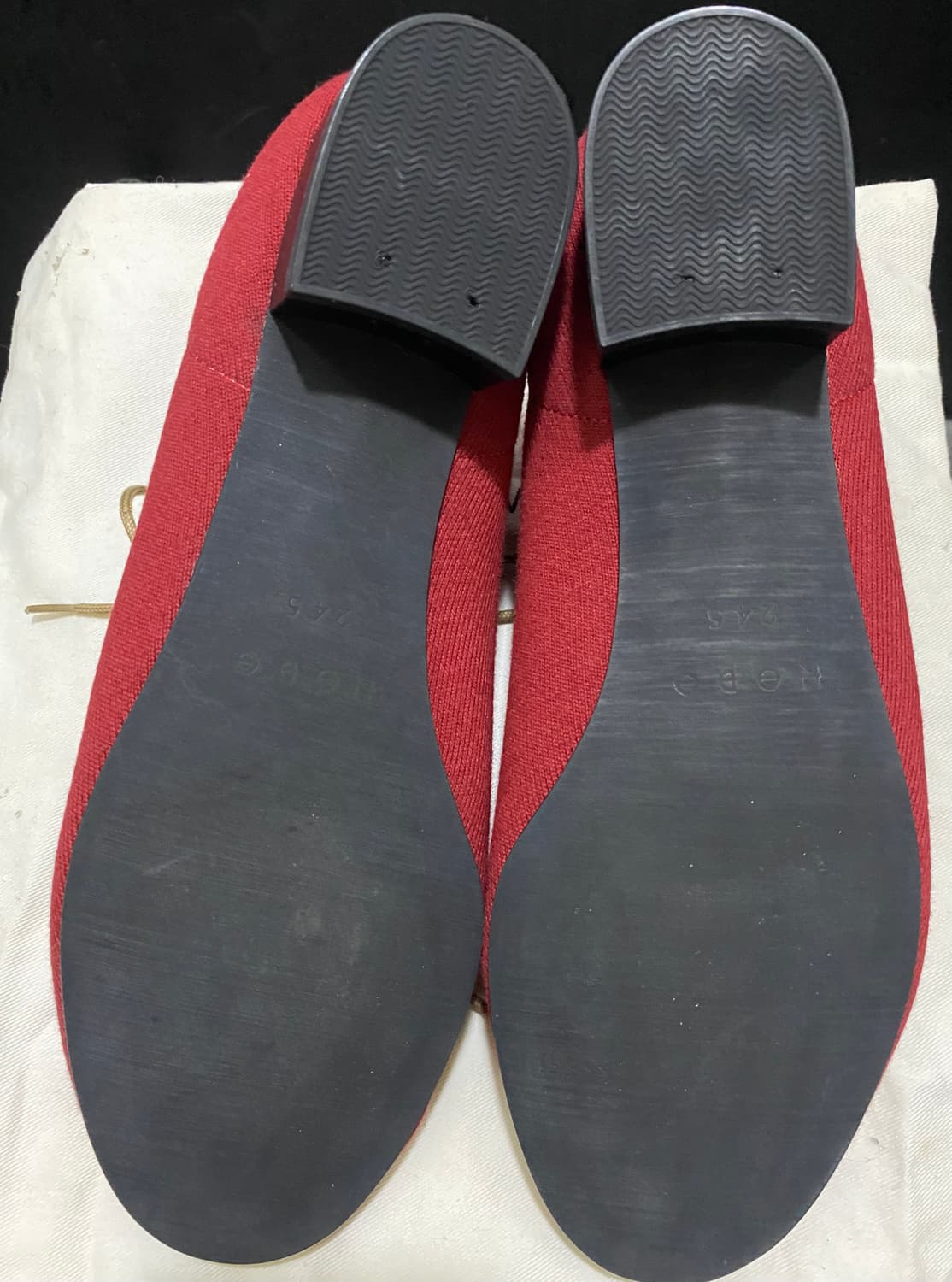 (미사용) 노도니트 NODO KNIT 레드 옥스포드 로퍼 상품이미지4