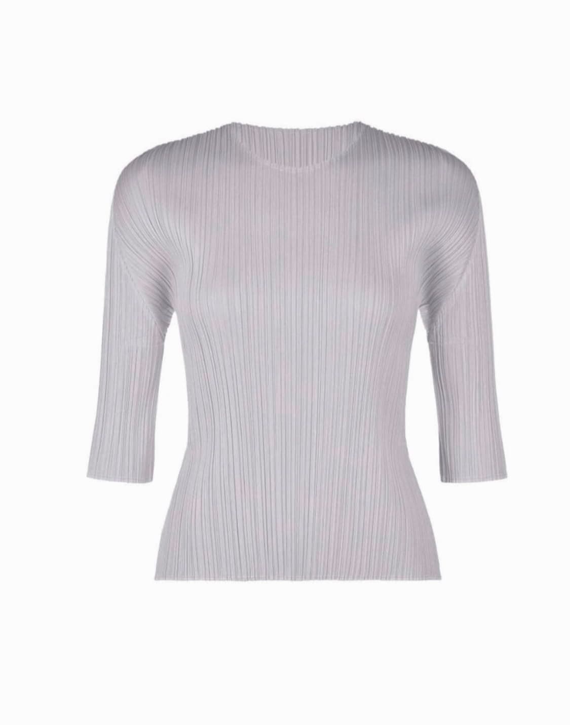 플리츠 7부 탑 쿨그레이 상품이미지1