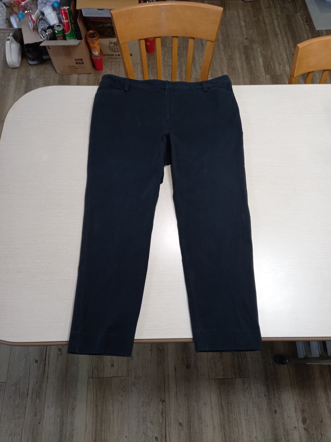 38 RALPH LAUREN 봄여름용 스판 슬림일자 치노 블랙38-160 상품이미지1