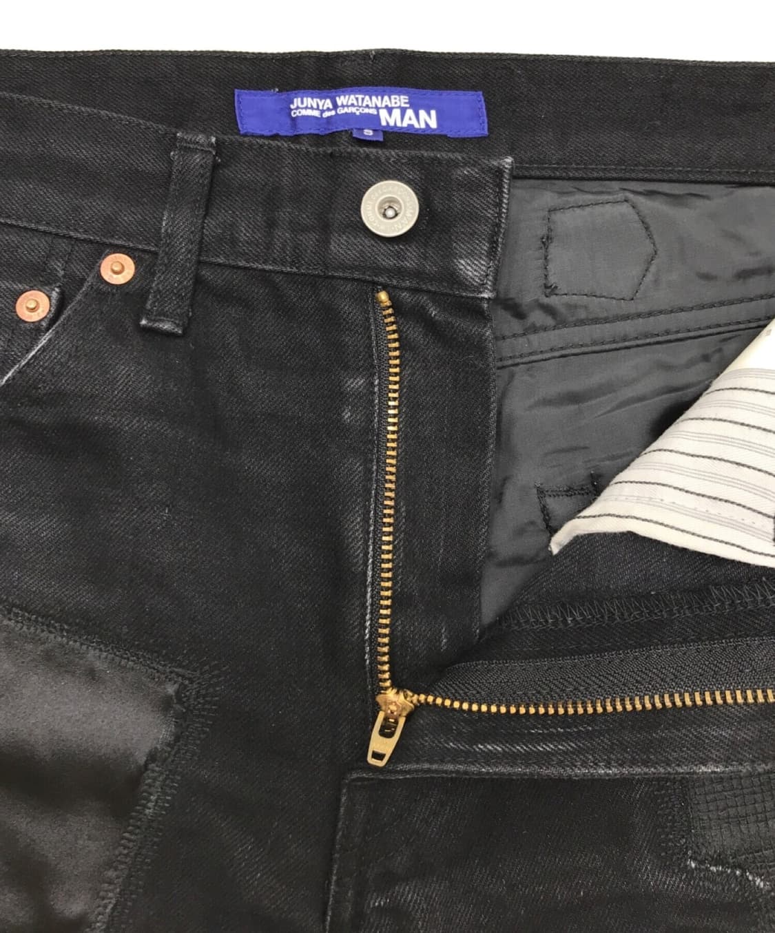 준야와타나베 꼼데가르송 디스 패치 데님 S 상품이미지5