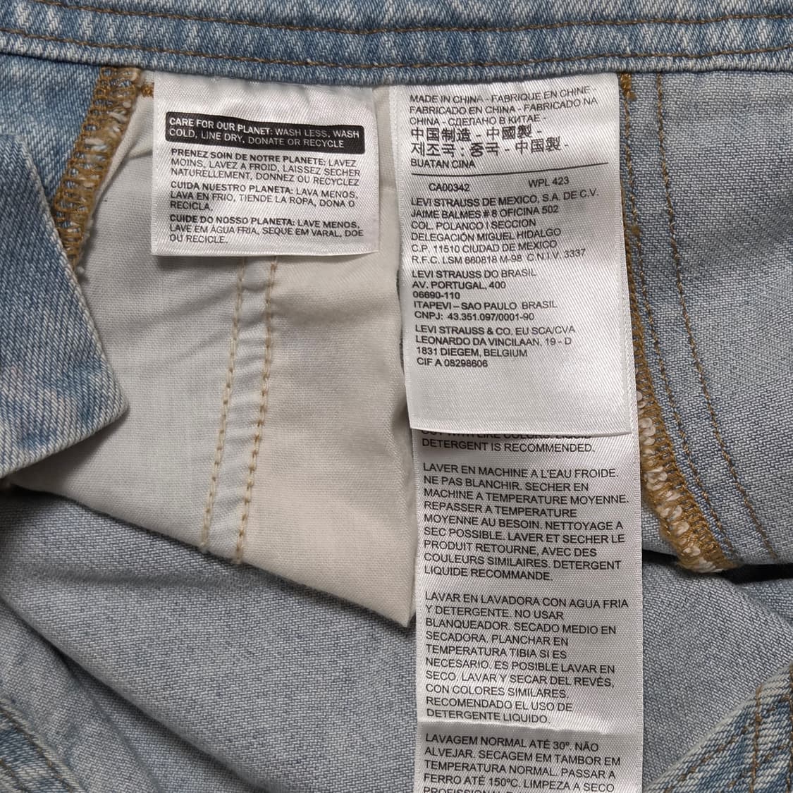 Levi's 리바이스 빈티지 하프 데님 점프 수트 상품이미지7