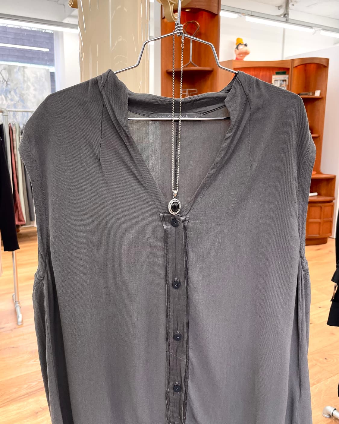 빈티지 925 실버 오닉스 목걸이 상품이미지4