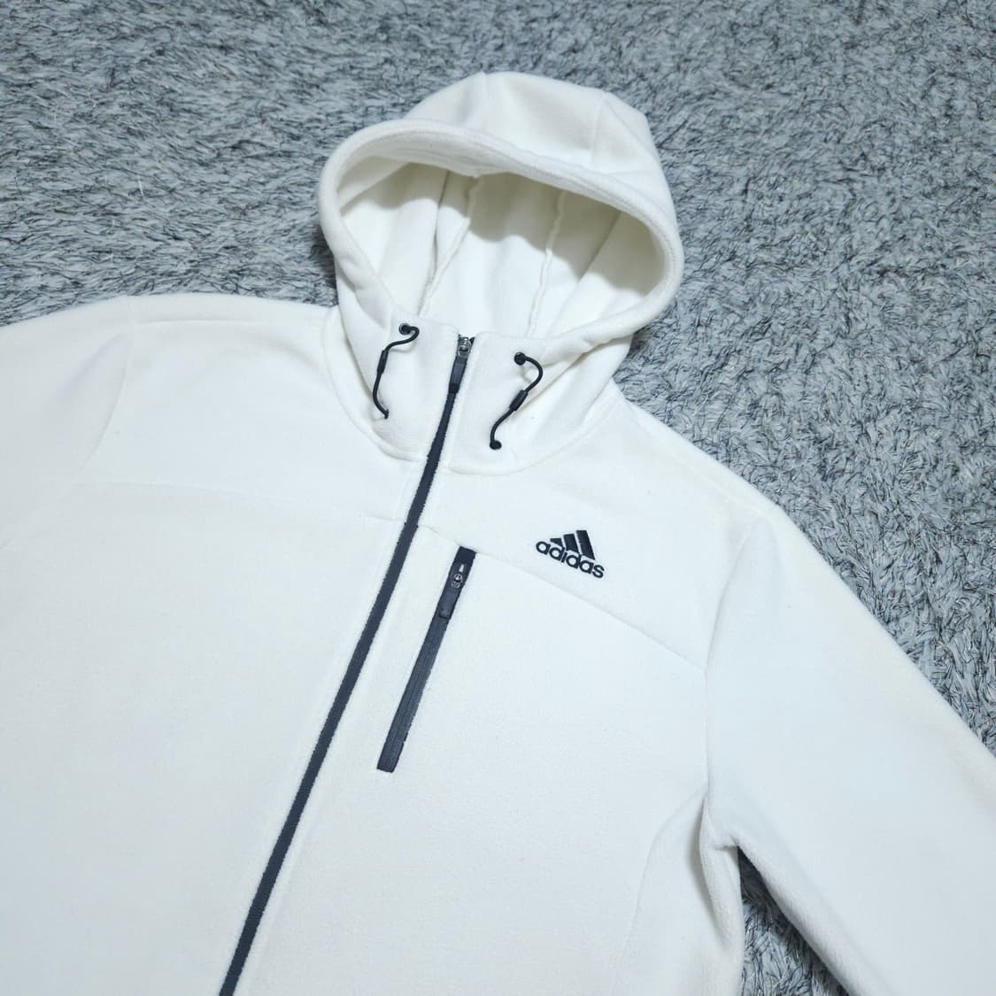 아디다스)105 남자 플리스자켓 기모후드집업 / 왕눈이샵 상품이미지4