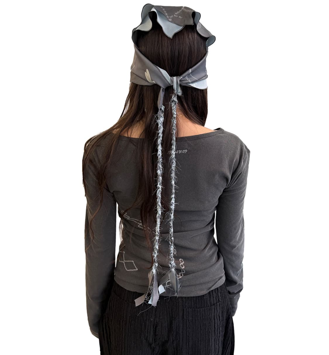 오들리워크샵 헤드 스카프 애쉬 상품이미지1