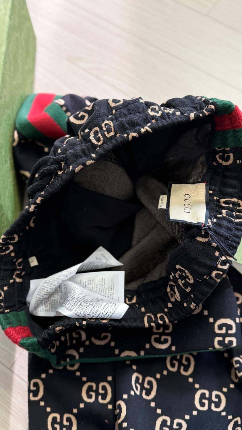 (새상품) 구찌 올오버 자카드 트랙 조거 팬츠 상품이미지3