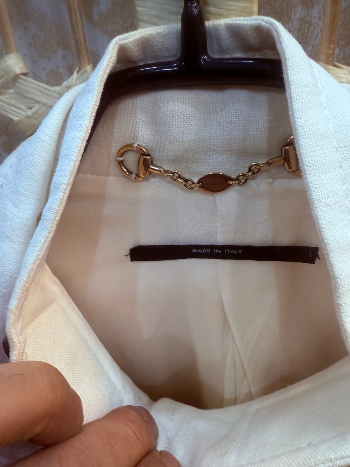 40/55-66 정품 구찌 린넨 자켓 팝니다 상품이미지4