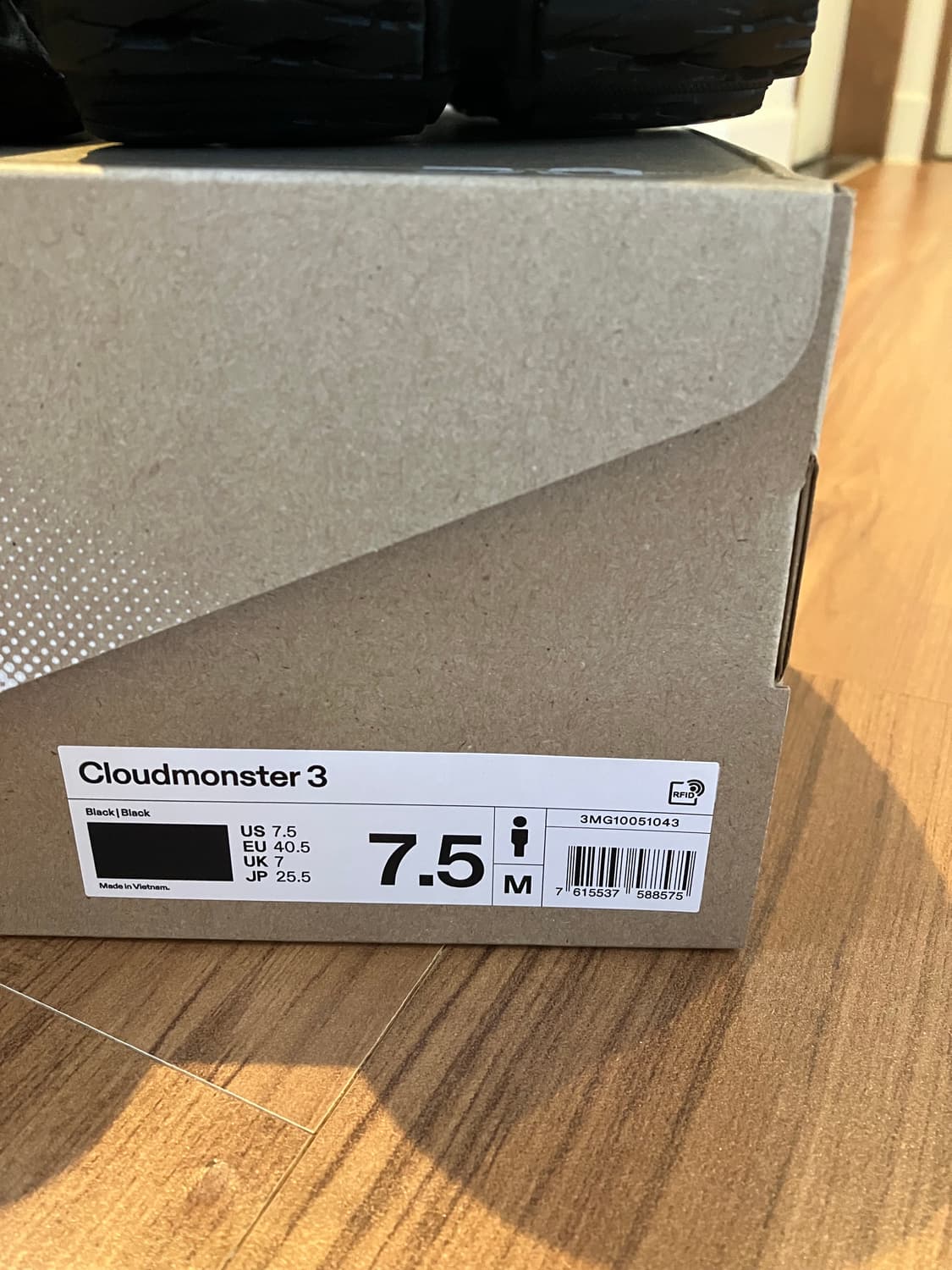 온러닝 클라우드몬스터3 블랙 255 상품이미지6