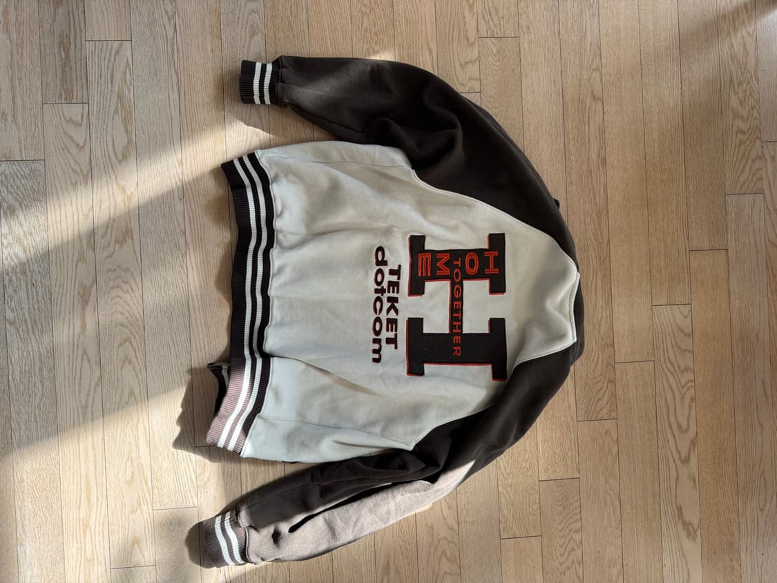 테켓 H Zip-Up SweatShirt Beige M 상품이미지2