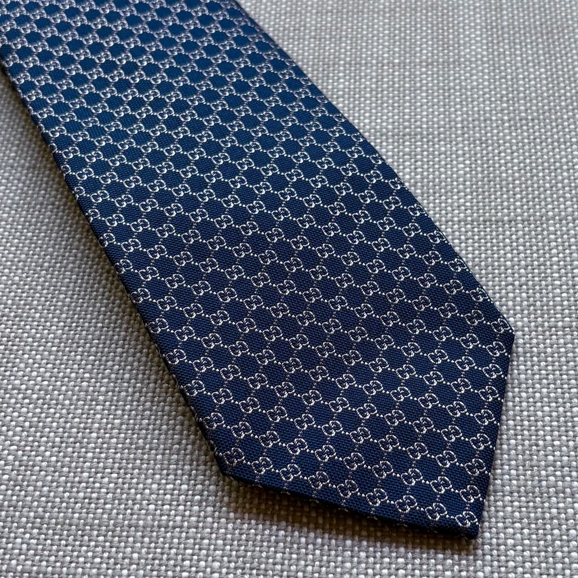 GUCCI 구찌 GG모노그램 실크 타이 상품이미지3