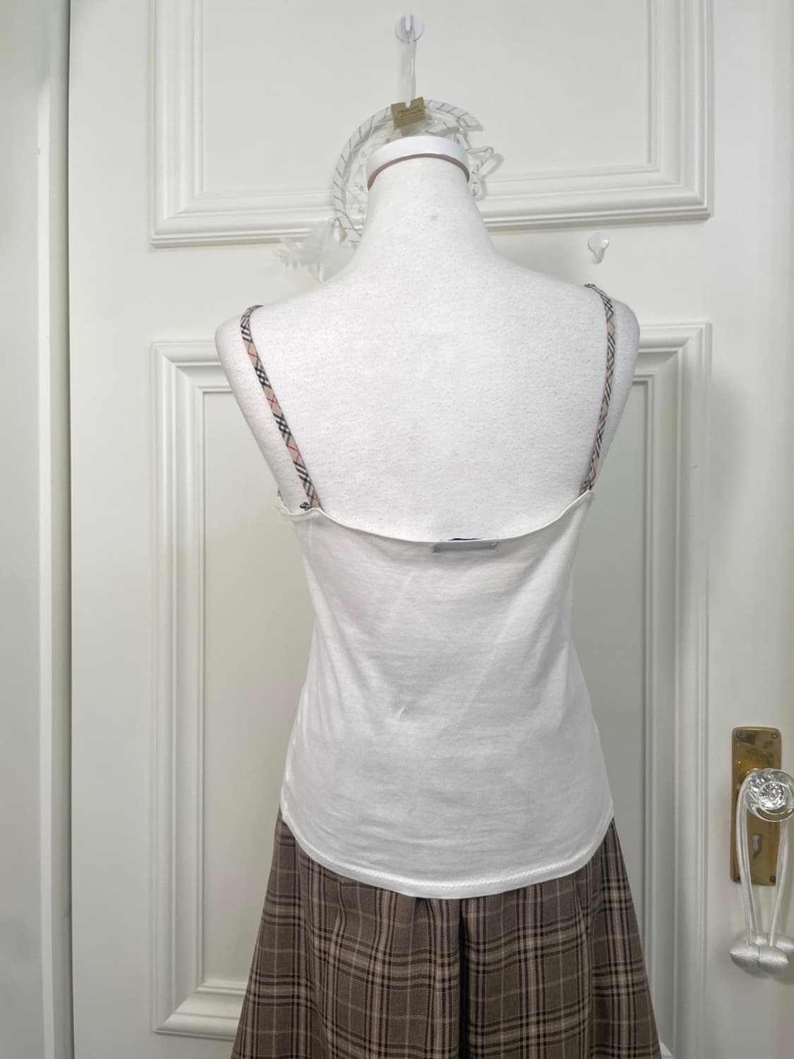 BURBERRY check bow point basic sleeveles 상품이미지3