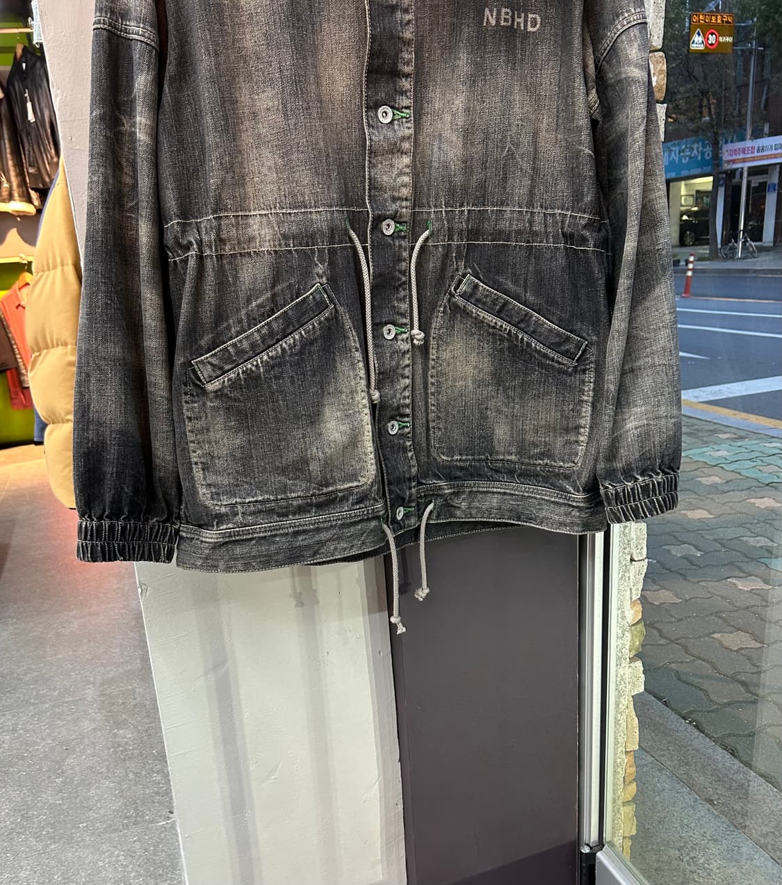 M/ 네이버후드 워시드 데님 후드 자켓 상품이미지3