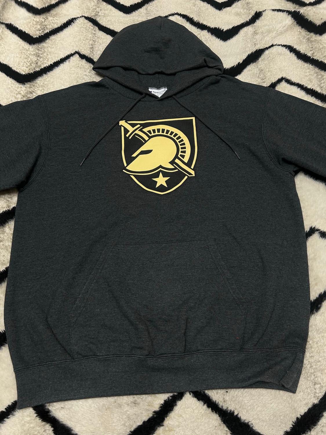 [2XL]챔피온 아미 블랙 나이츠 앰블럼 후드/다크그레이 상품이미지2