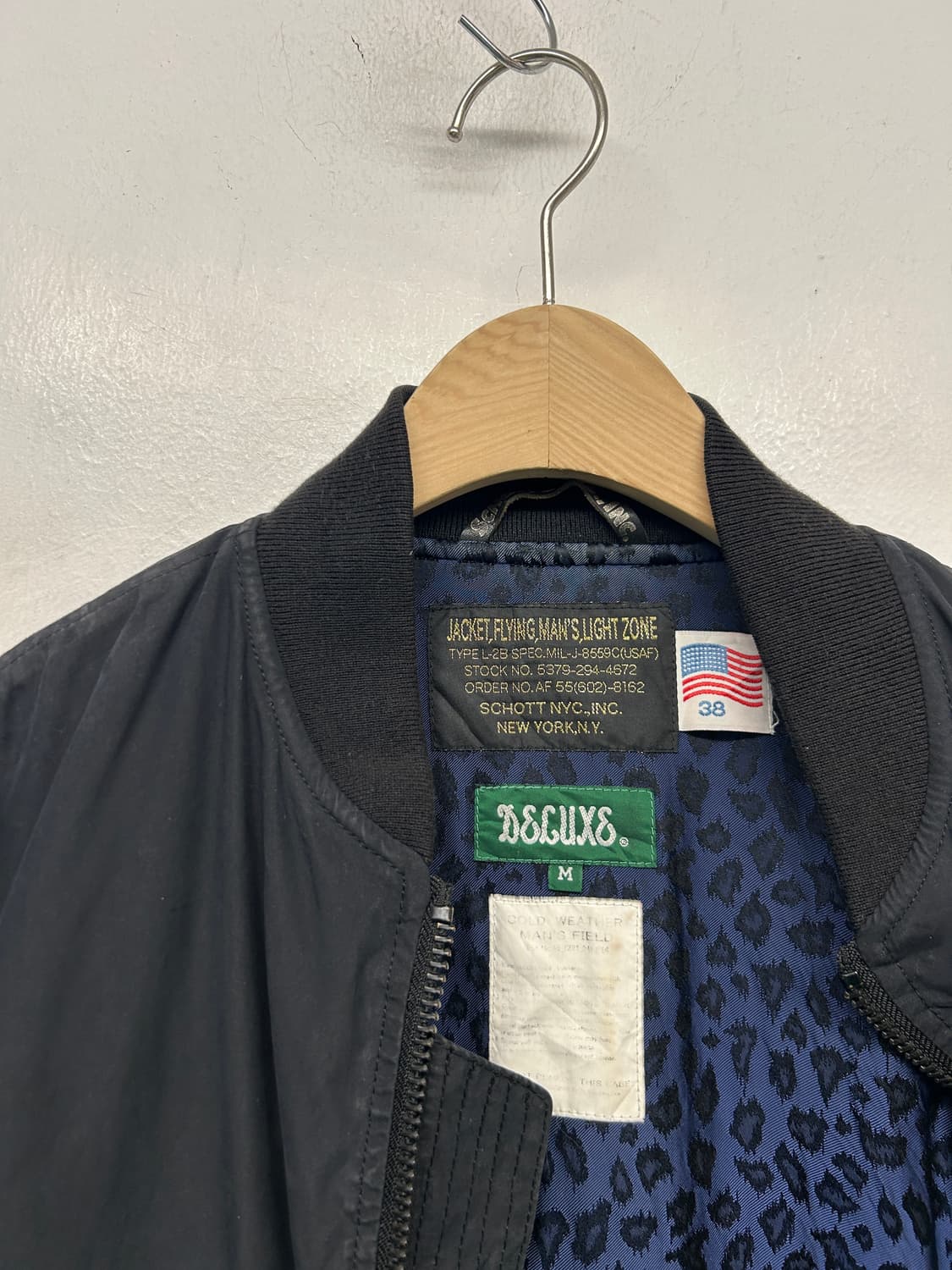 Schott NYC X DELUXE 8CUX MA-1 항공점퍼 상품이미지4