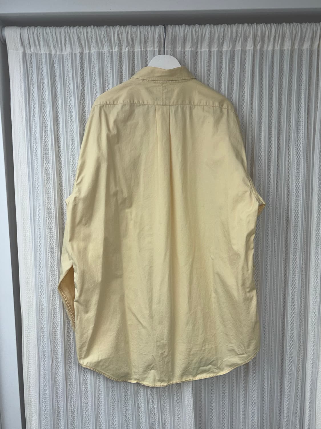 빈티지 폴로 루즈핏 셔츠 옐로우 xxl 상품이미지4