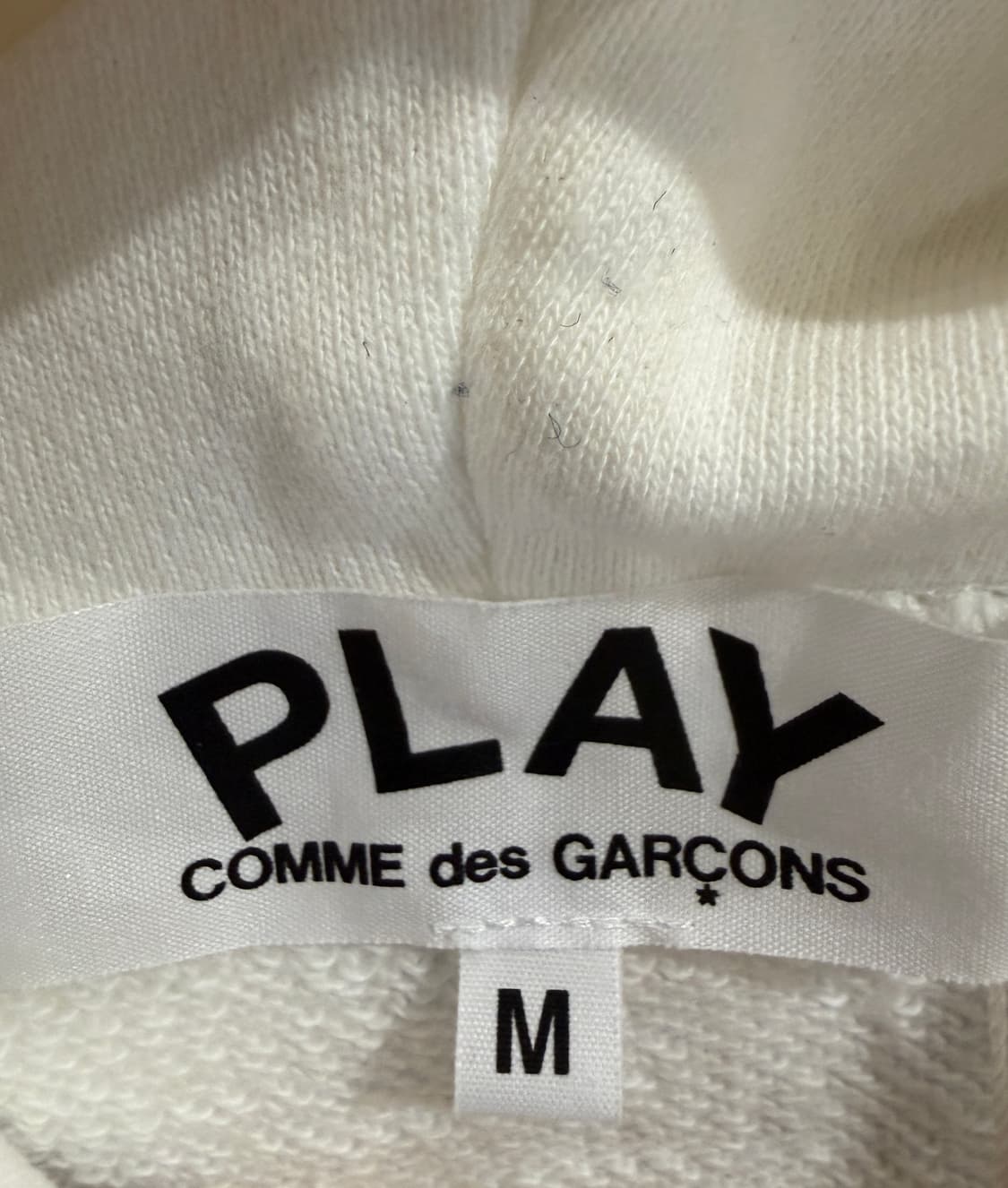 꼼데가르송 더블 와펜 후드집업 상품이미지5