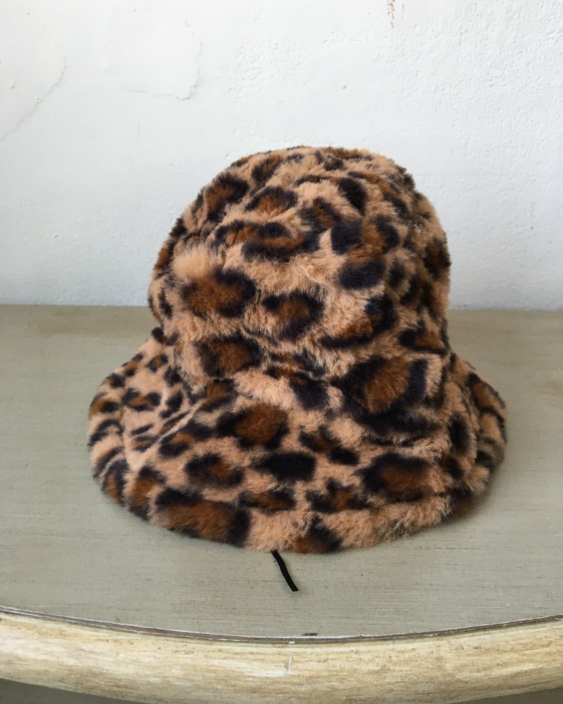 fake fur leopard pattern hat 상품이미지3