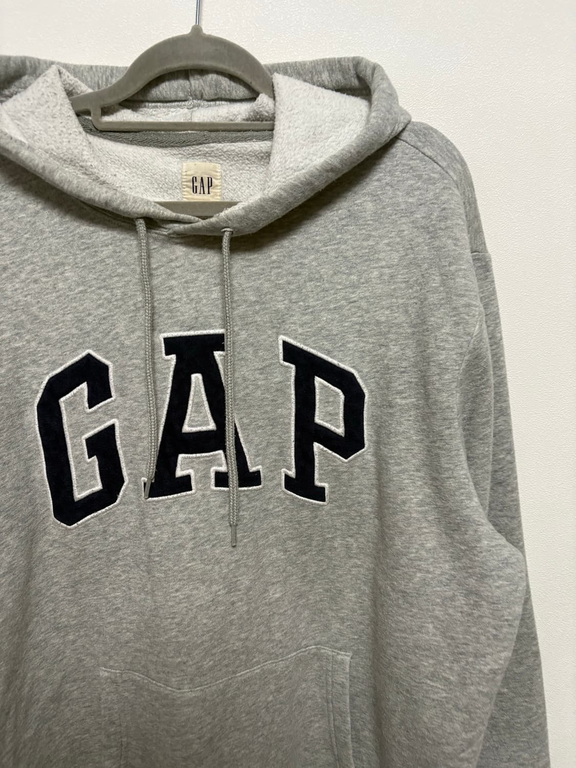 GAP 갭 빅로고 그레이 후드티 상품이미지3