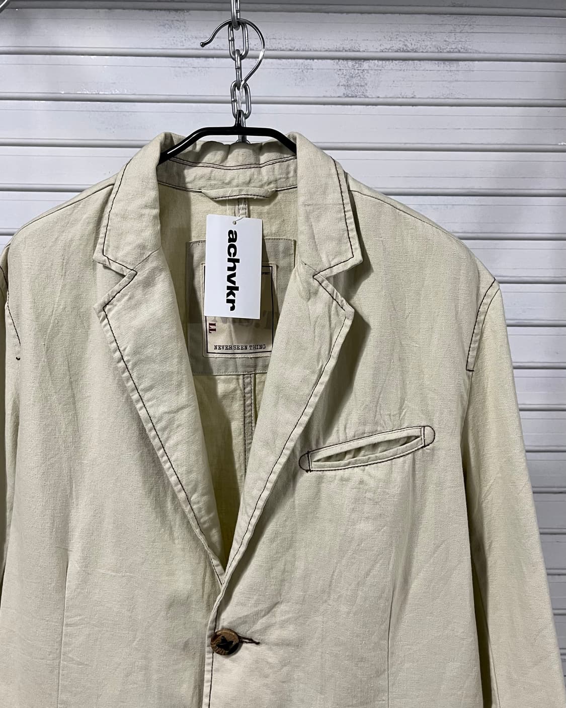 never seen thing linen blazer 상품이미지7
