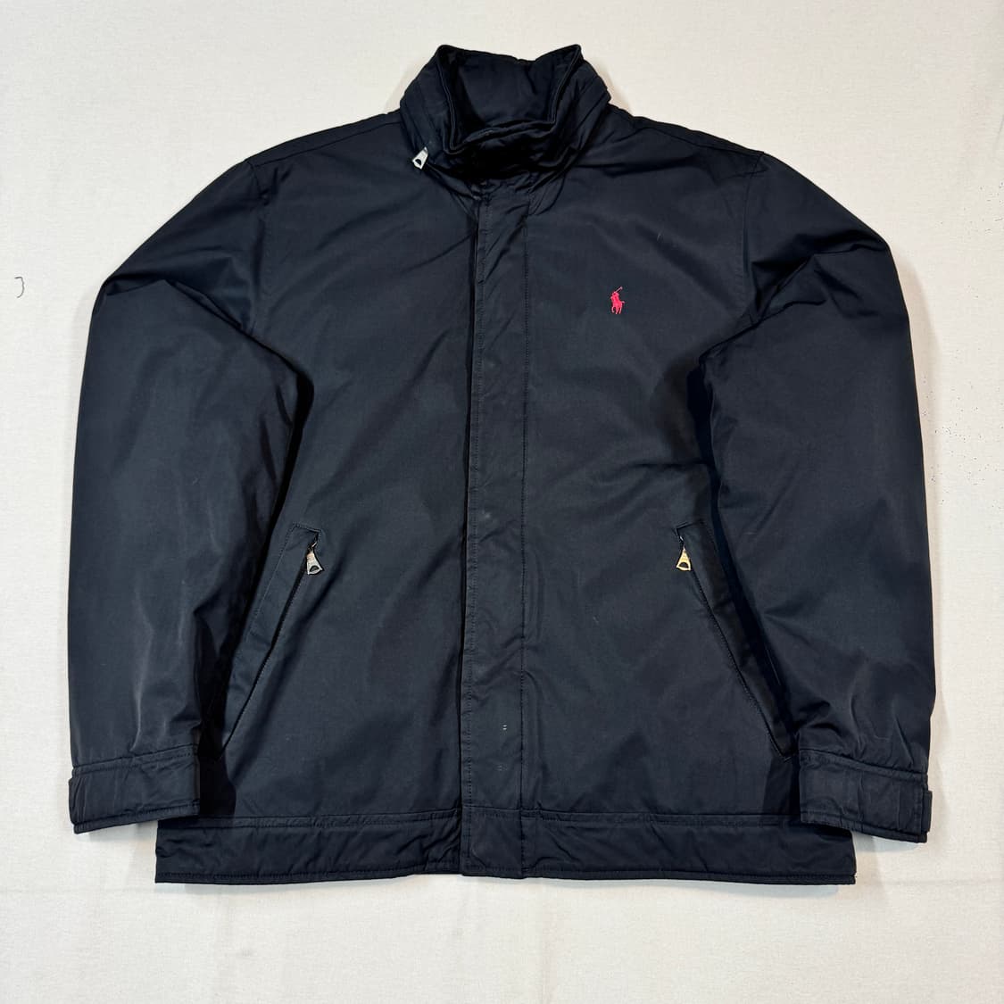 L) 폴로 랄프로렌 블랙 폴리쉘 히든후드 페리 자켓 상품이미지1