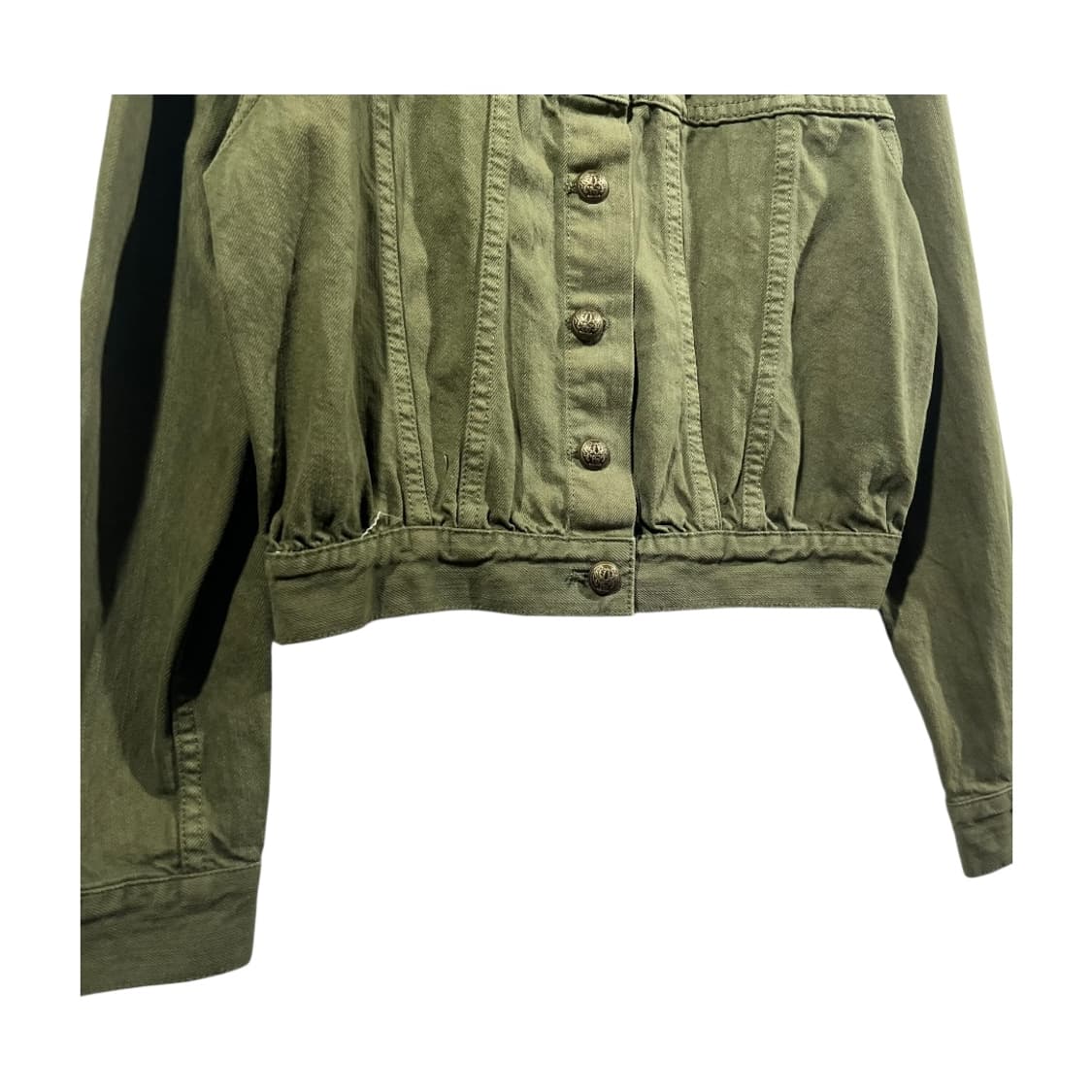 [alice + olivia] 앨리스앤올리비아 자수카라 크롭 자켓  상품이미지4