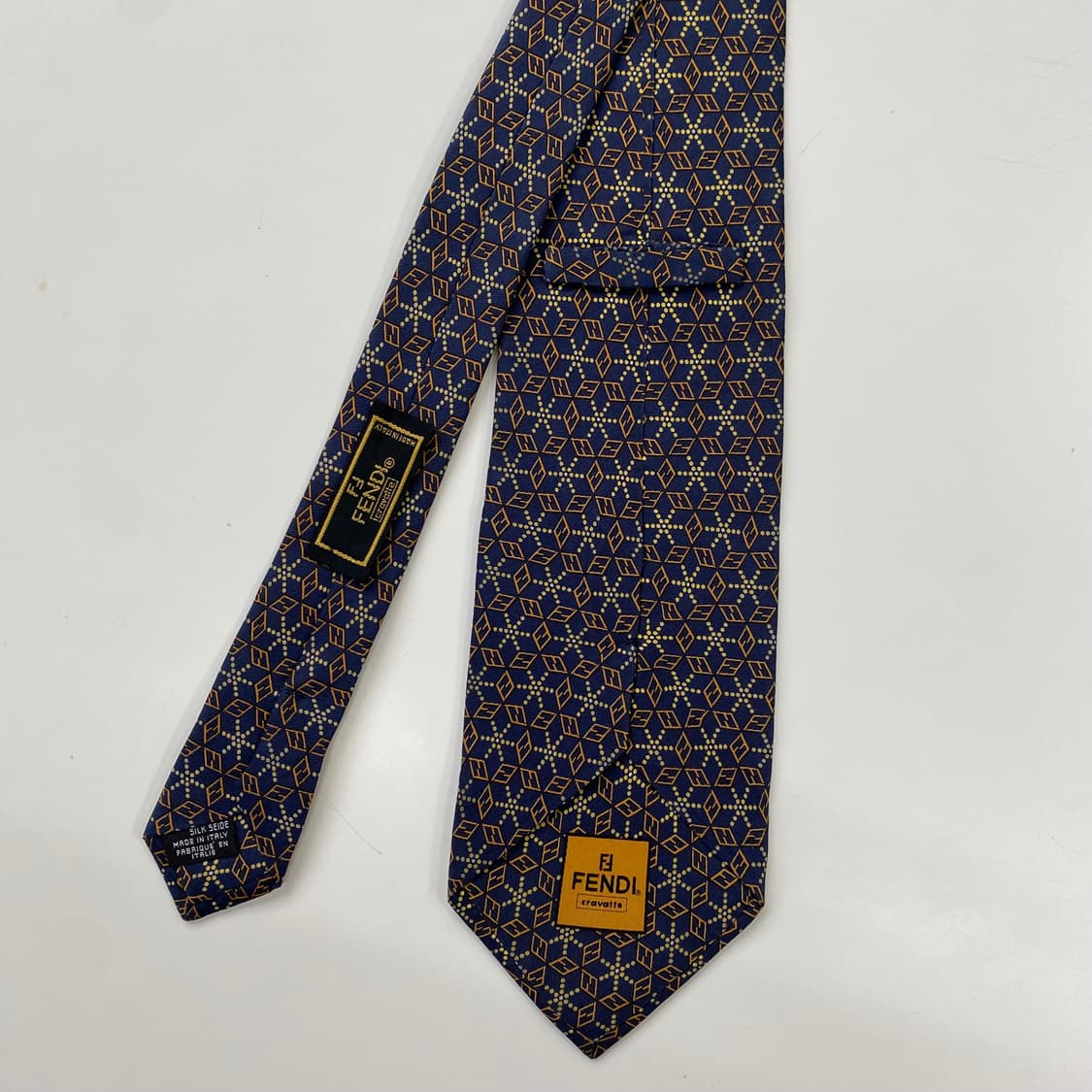 펜디 (FENDI) FF 모노그램 정품 명품 넥타이 상품이미지3