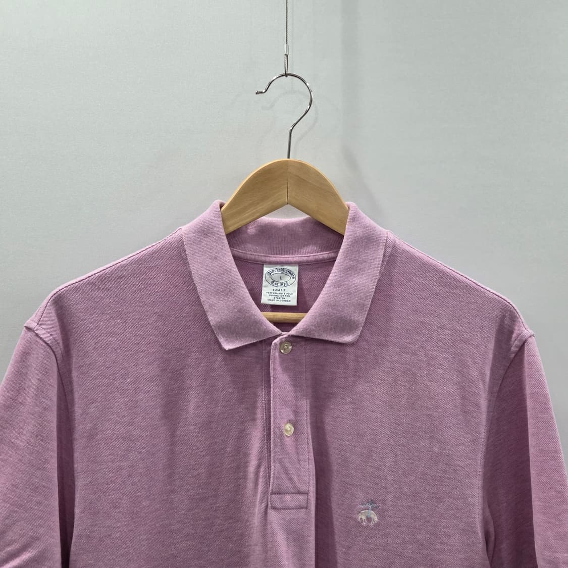 브룩스브라더스 피케 카라티 라벤더 L 상품이미지2