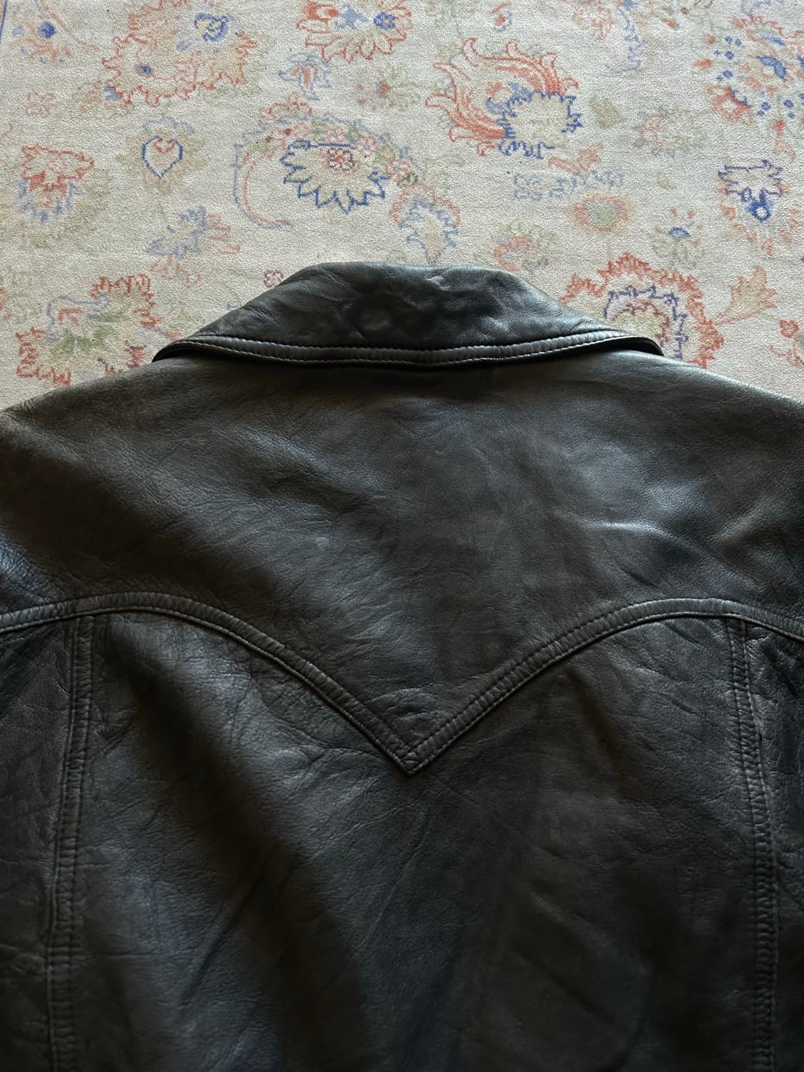 00’s Levi’s 3rd leather trucker jacket 상품이미지7