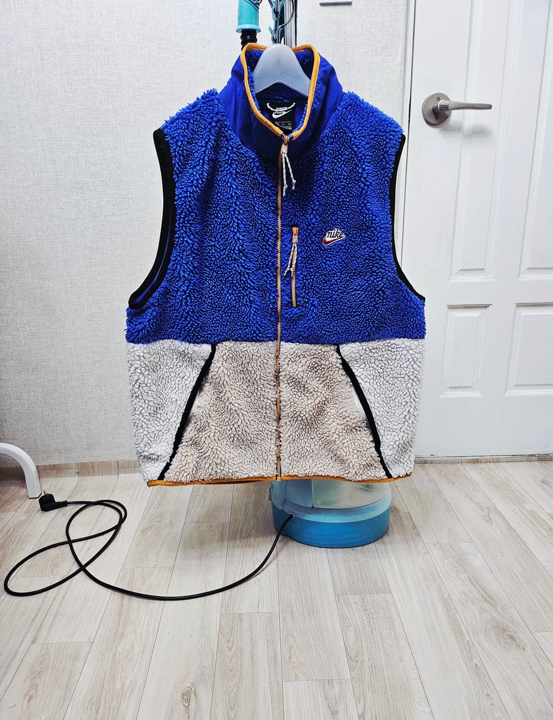 (105)XL ☆초대장급☆ 나이키 헤리티지 쉐르파 후리스점퍼조끼 상품이미지1