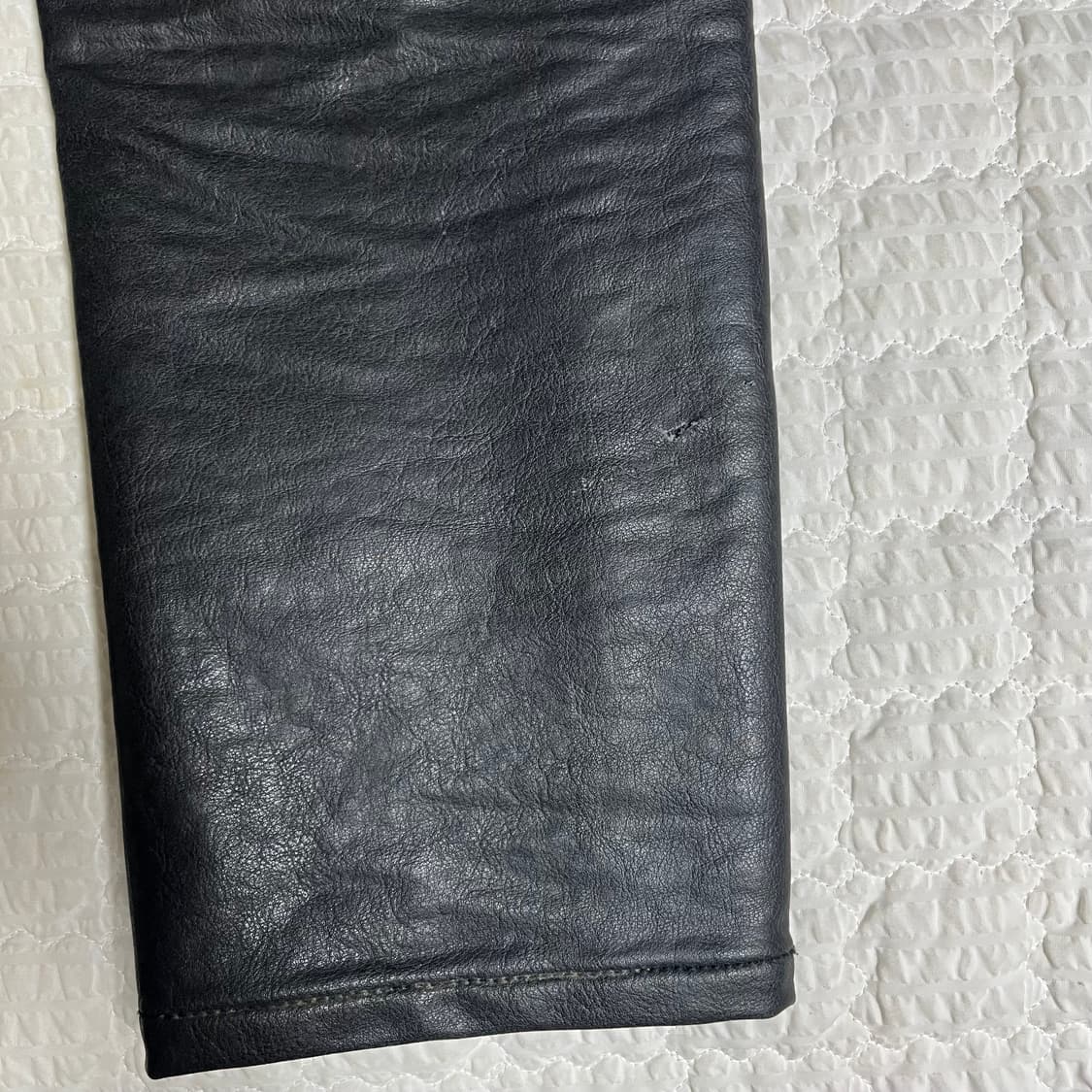 90s 아르마니 사이드 버클 레더 팬츠 상품이미지6