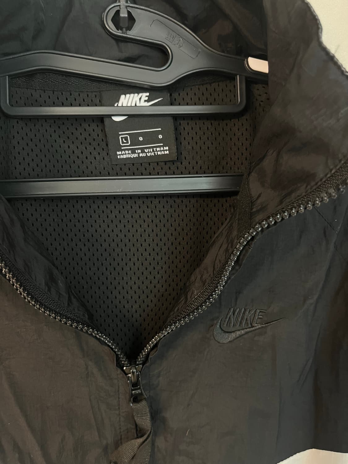 나이키 빅스우시 블랙/화이트 바람막이 (L) 상품이미지4