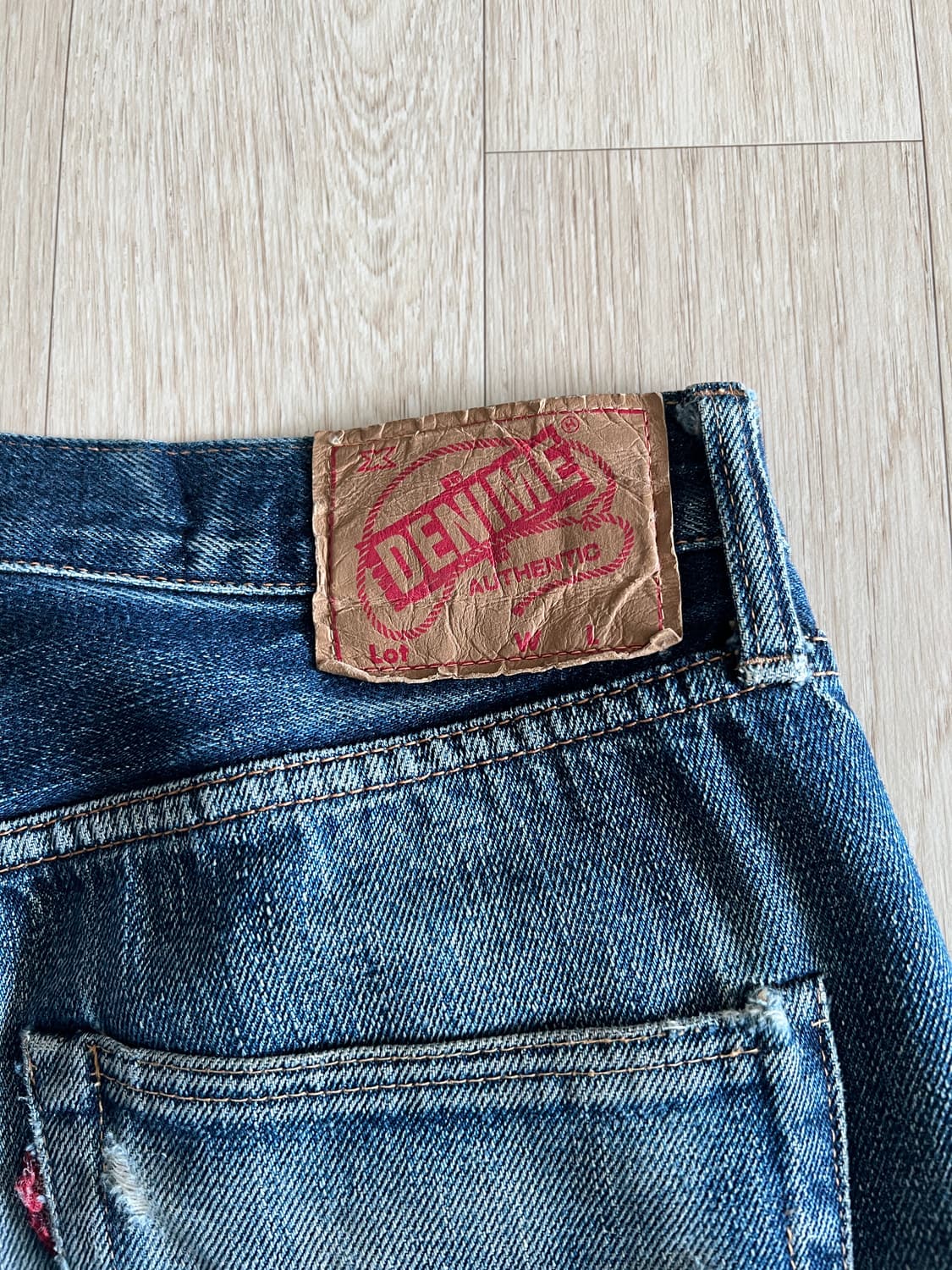 드님 셀비지 빈티지 데미지 데님 팬츠 31 상품이미지7