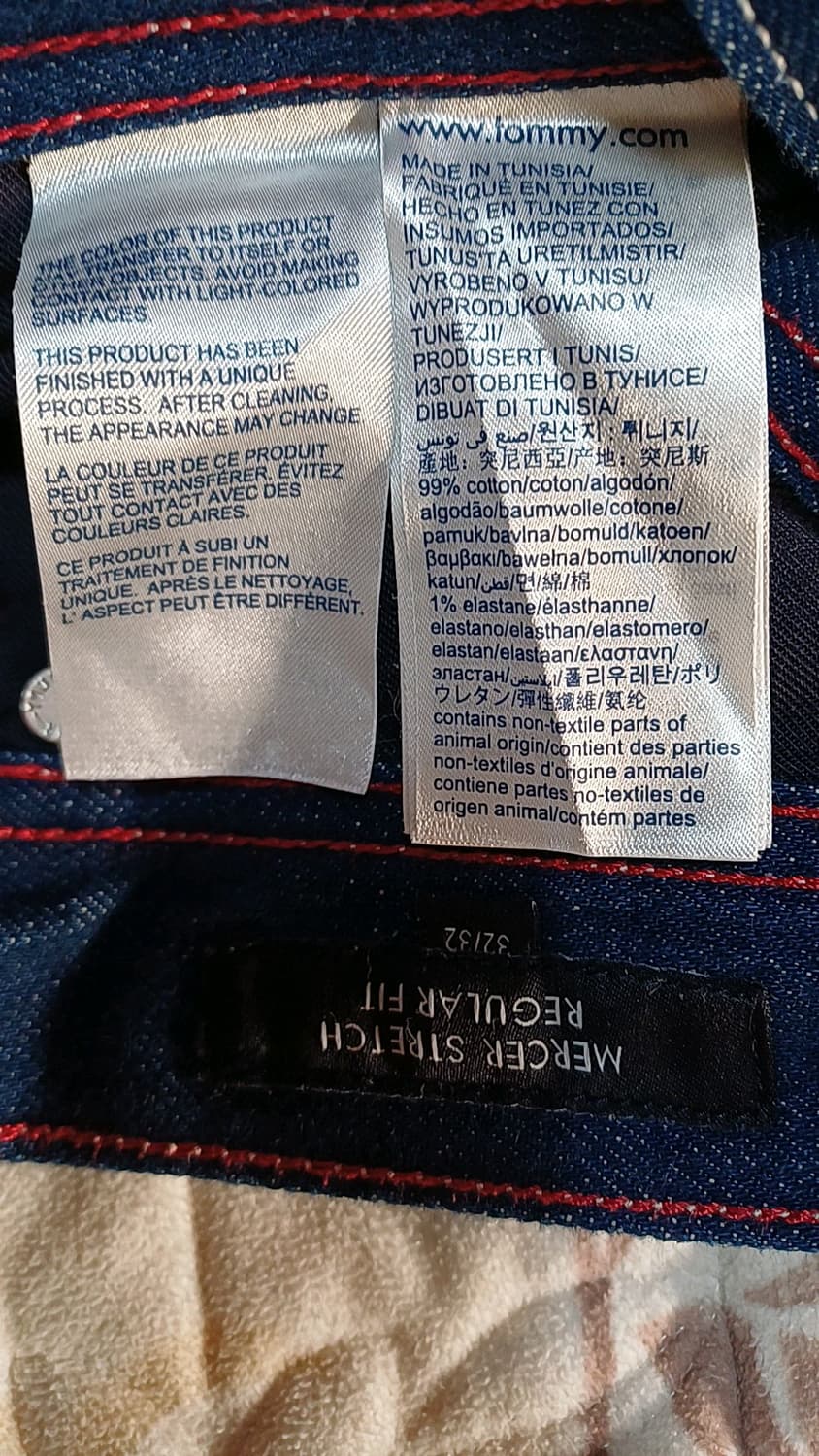 타미힐피거 청바지 실측31인치 기장97 상품이미지3