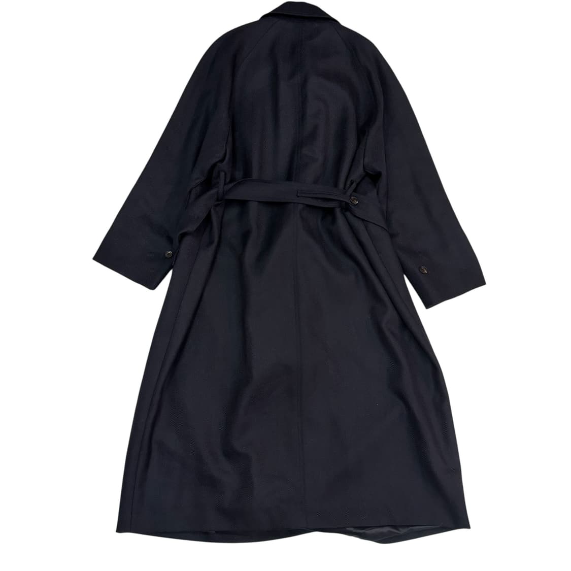 지비에이치어패럴 네이비 헤링본 벨티드 코트 상품이미지6