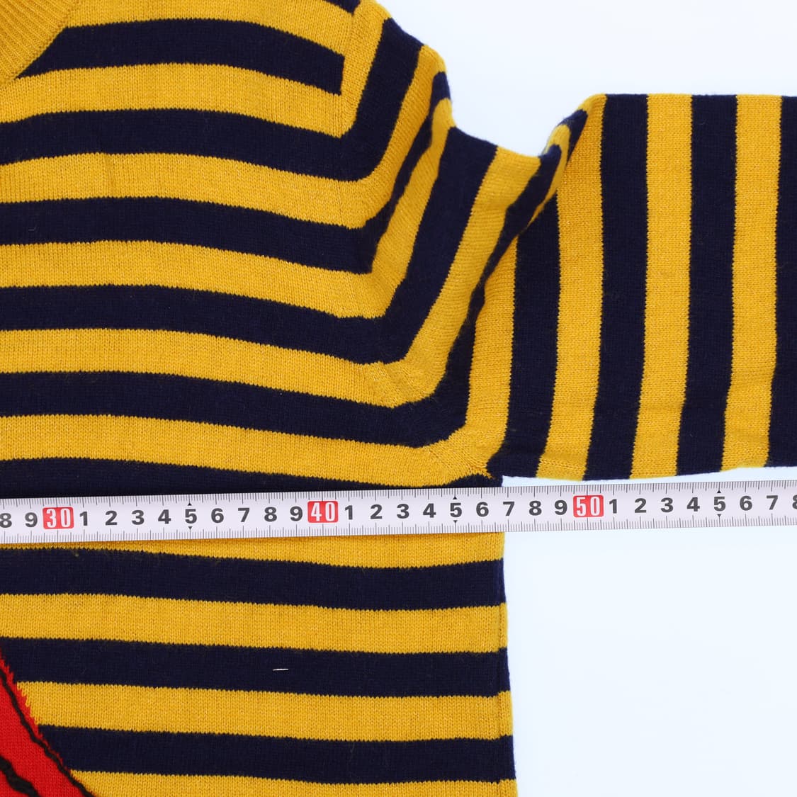 38 럭케슈에뜨 여성 울 스트라이프 니트 N7379 상품이미지6