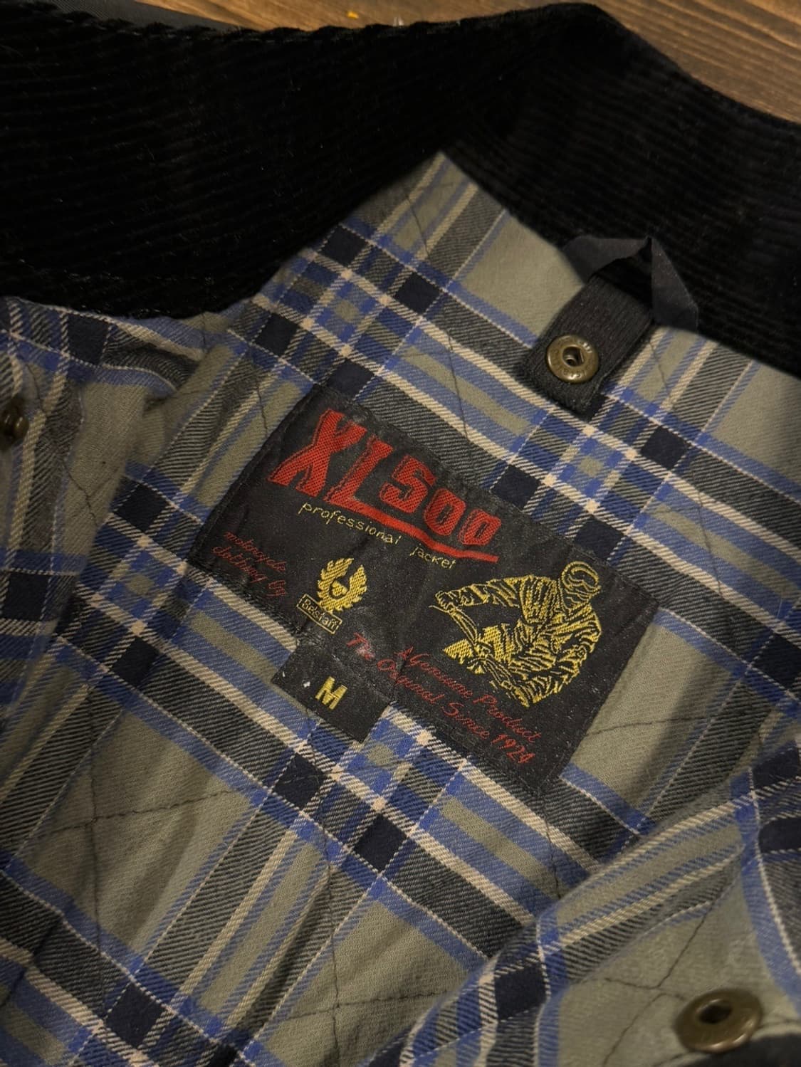 80s 벨스타프 XL500 라이더 자켓 105 상품이미지7